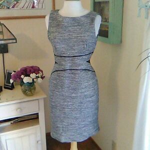 NWOT Liz Claiborne Gray Textured Dress